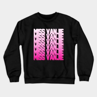 Miss Vanjie! (5) - Pastel Pink Gradient (Pink 2) Crewneck Sweatshirt